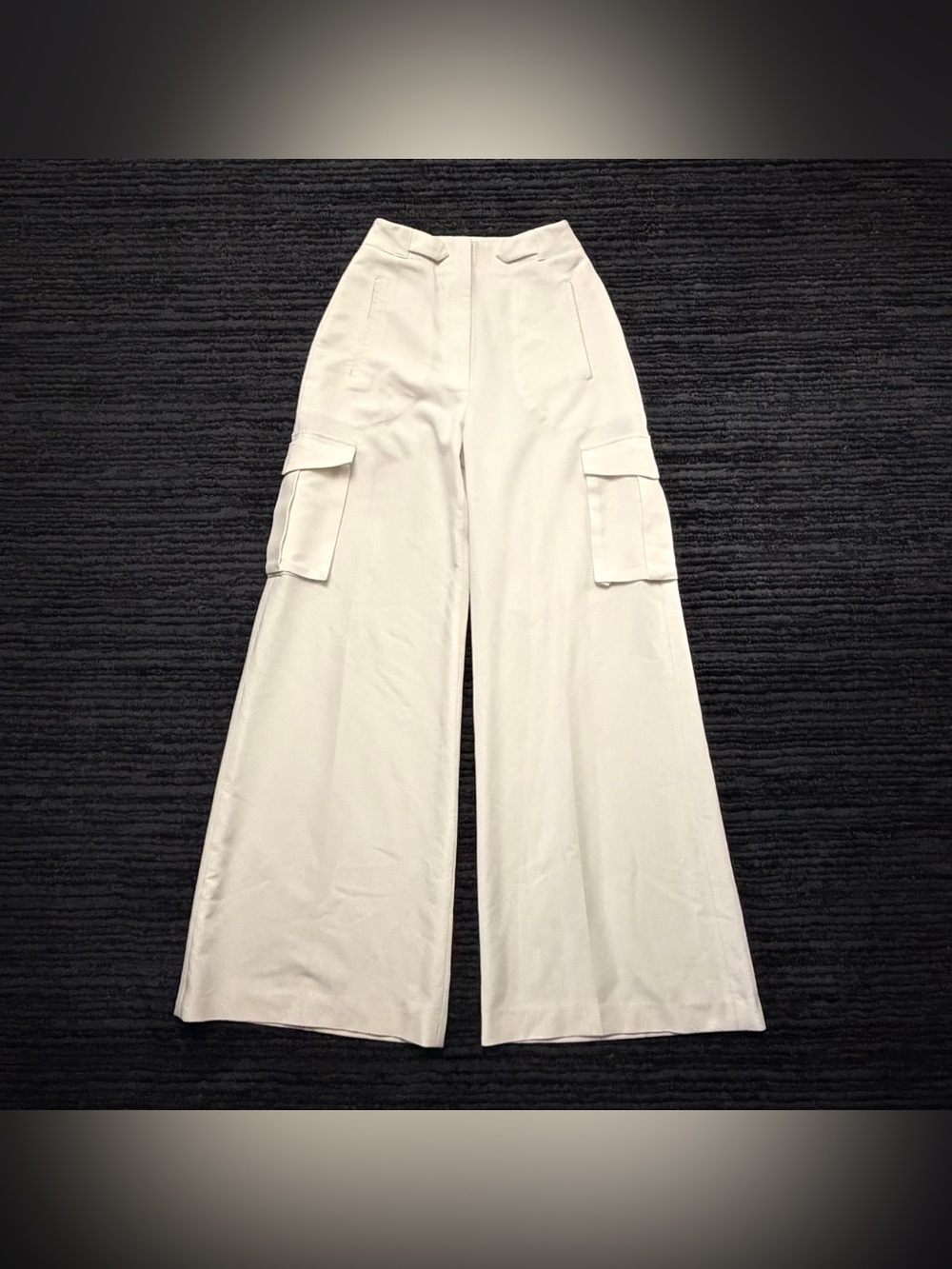 Ronny Kobo Bernee High Rise Wide Leg Cargo Wide Pants